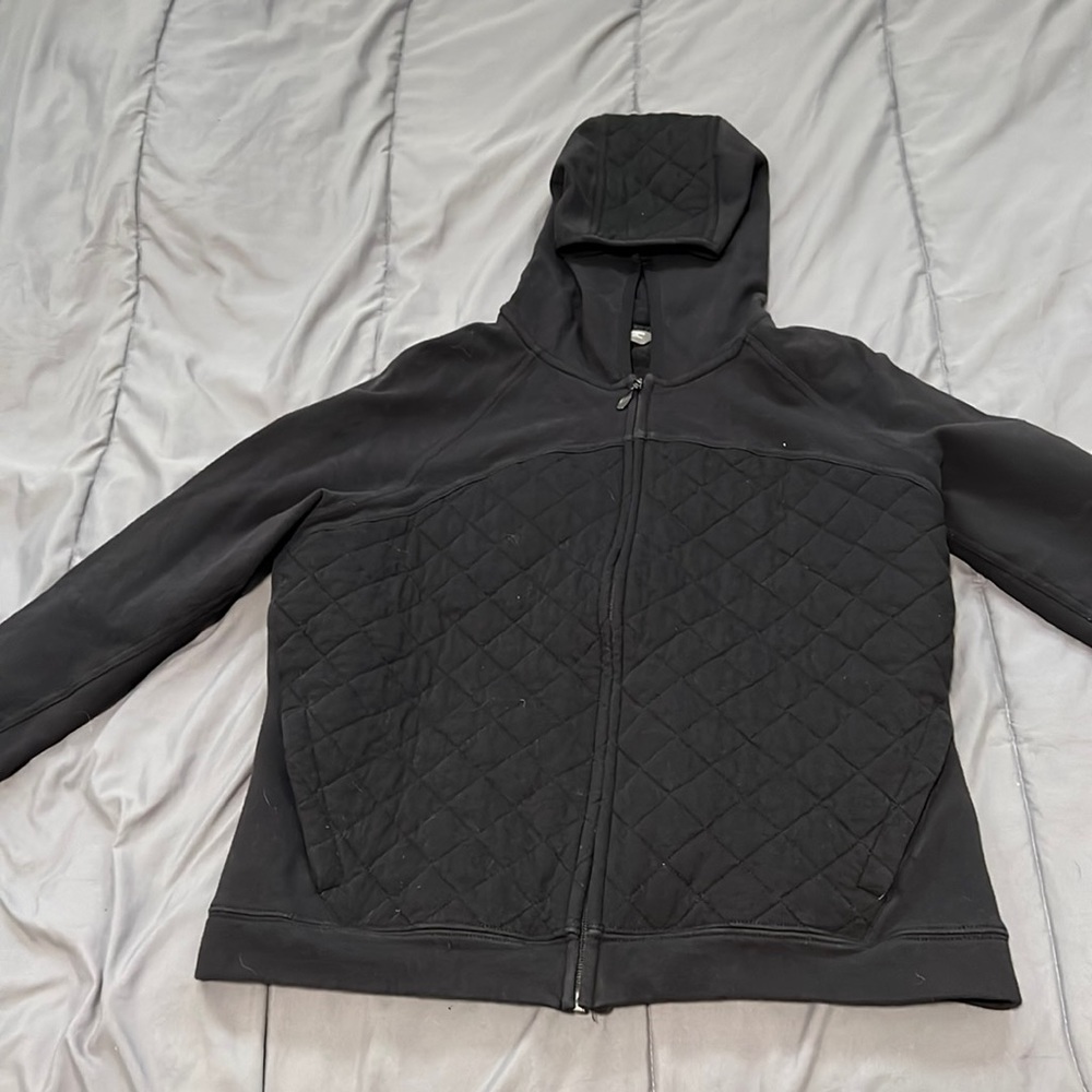 North Face Black Zippered Hoodie
